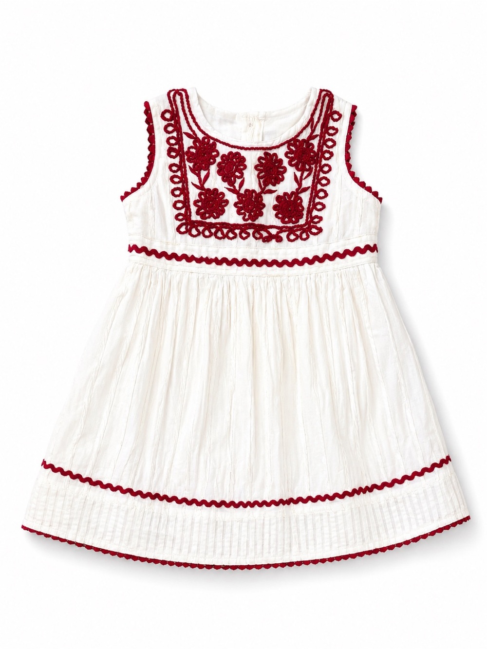 Cutey Couture Mexican Embroidered Toddler Girl Dress 2/3- Needs Small Stitch